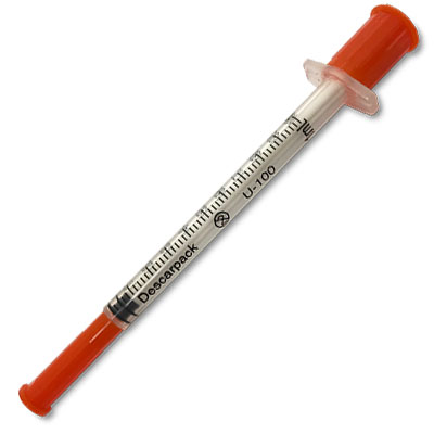 Seringa para Insulina com Agulha Fixa