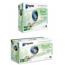 Luva de Procedimento não Estéril sem Pó  Powder Free